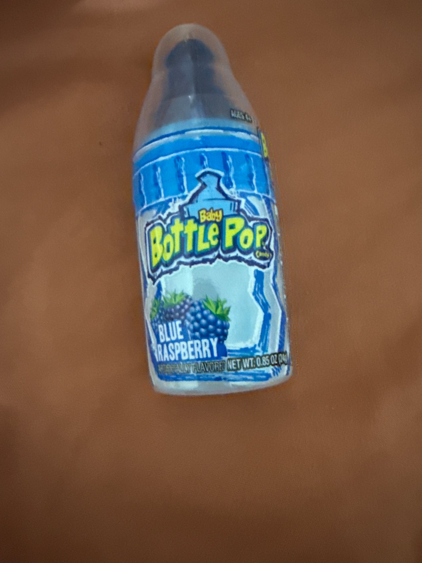 Baby bottle pop blue