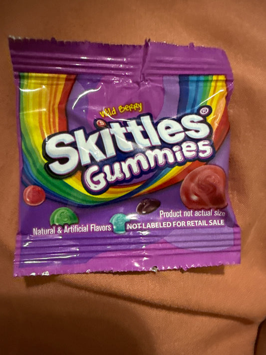 Wild berry gummy skittles ￼